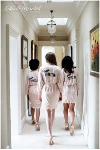 Bridesmaids Getting Ready at Delamere Manor