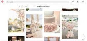 Wedding Board screenshot pintrest