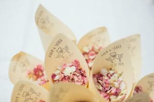 Bespoke Wedding Flower arrangements from Adam & Sarah