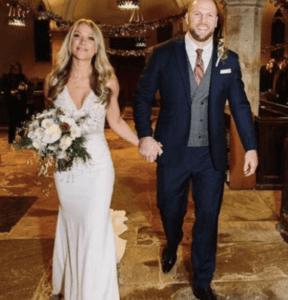 James Haskell and Chloe Madeley wedding picture