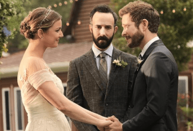 TV wedding moment from The Resident