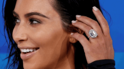 Kim Kardashian engagement picture