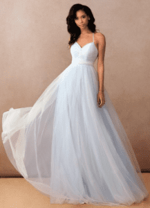 Blue non-wedding dress