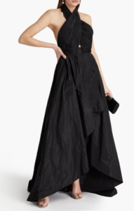 Black non-wedding dress by Elie Saab