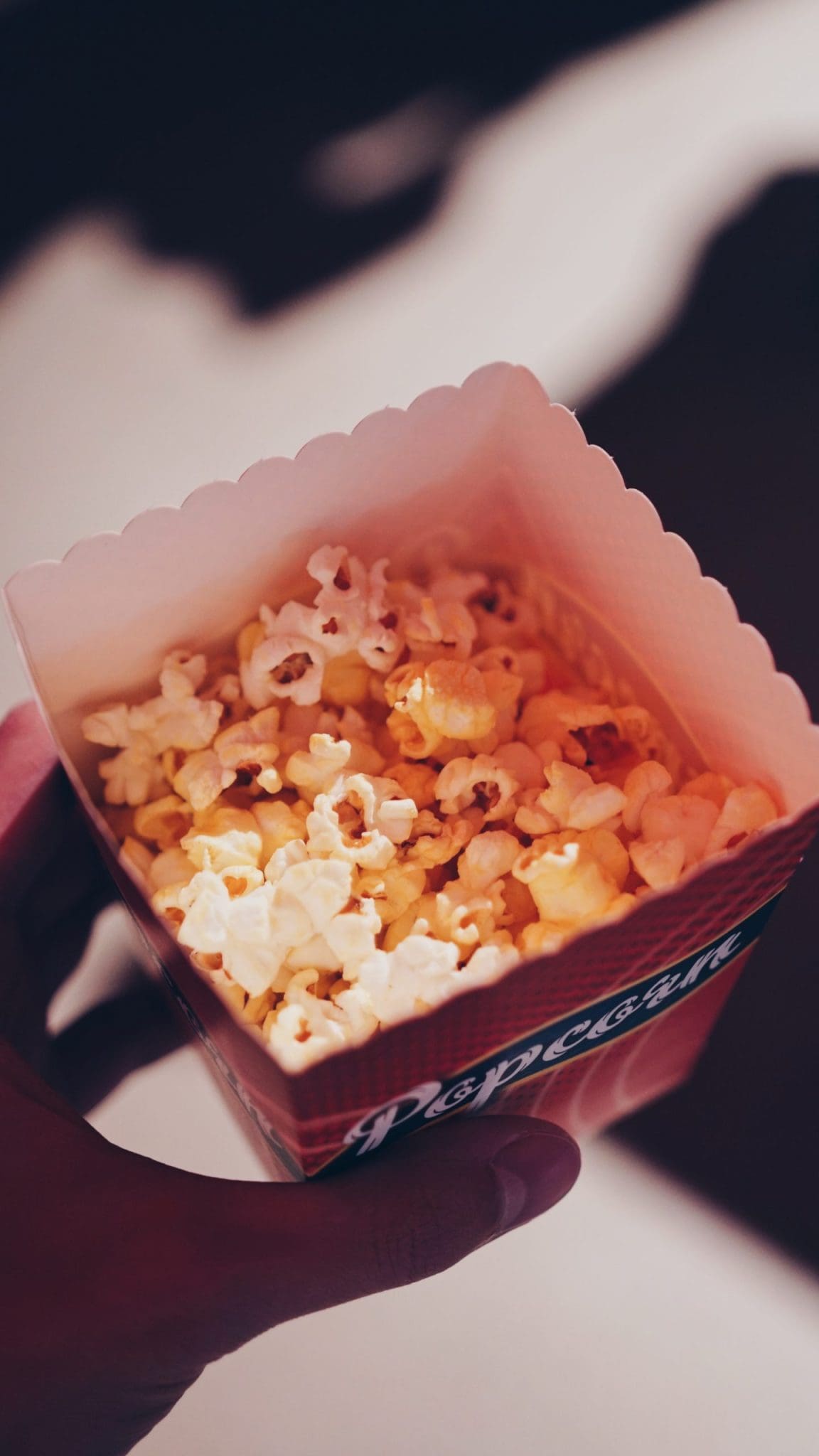 Wedding movies with popcorn