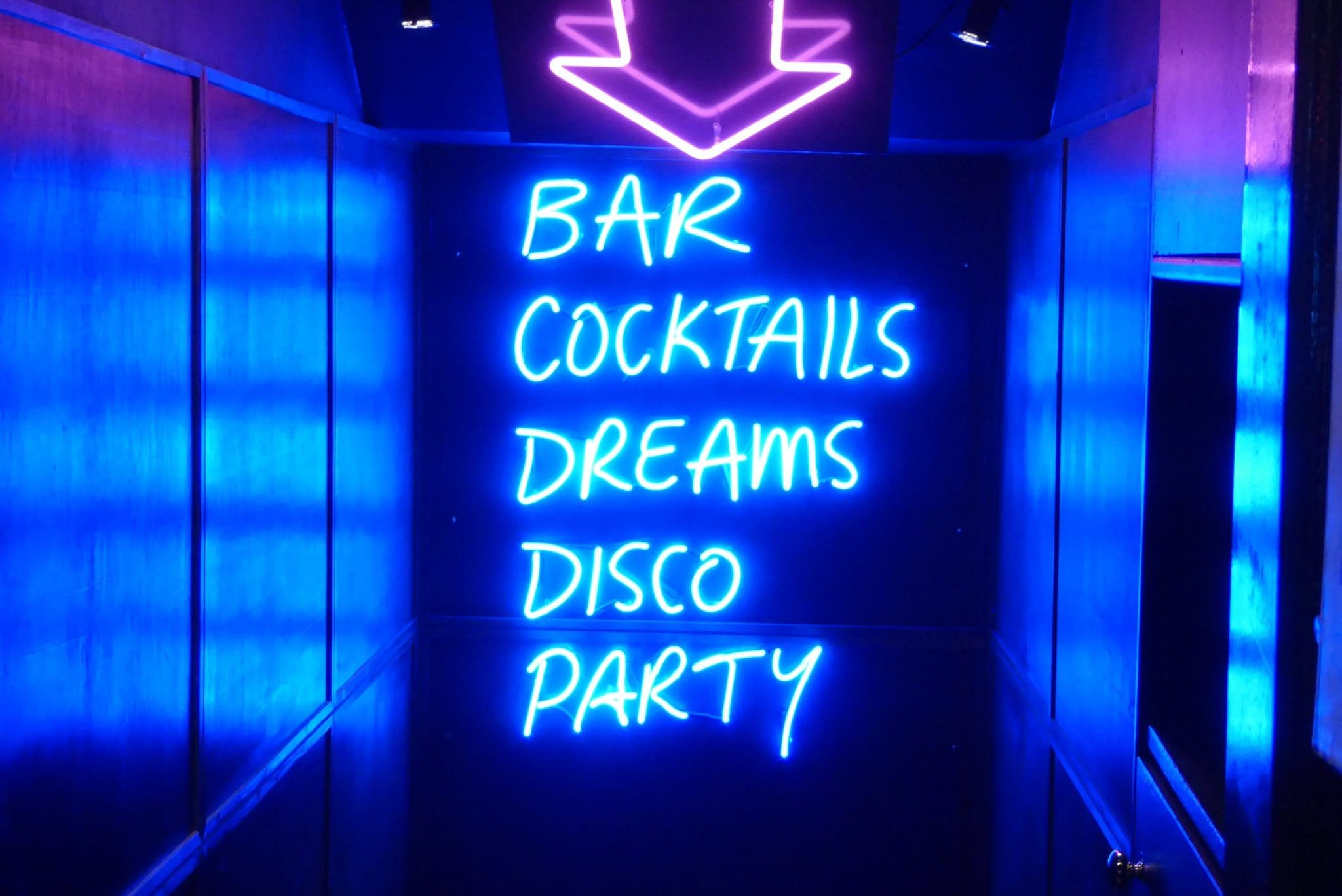 Party night neon sign