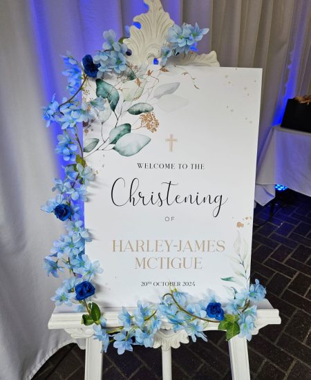 Christening Party Sign